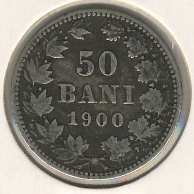 Румыния 50 бани 1900 год