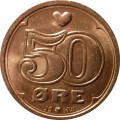 Дания 50 эре 2015 год