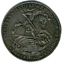 Монета Саксония 1 талер 1678 год