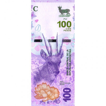 Аргентина 100 песо 2018 год - UNC