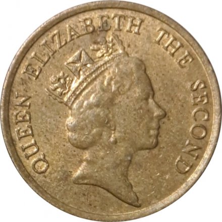 Гонконг 10 центов 1990 год