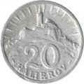 Словакия 20 геллеров 1942 год