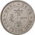 Гонконг 10 центов 1938 год