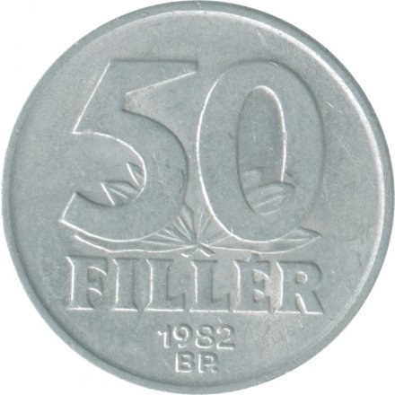 Венгрия 50 филлеров 1982 год