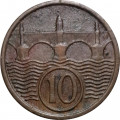 Чехословакия 10 геллеров 1935 год