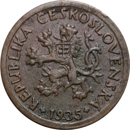Чехословакия 10 геллеров 1935 год