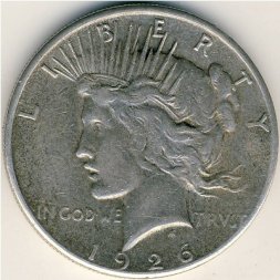 США 1 доллар 1926 год (S)
