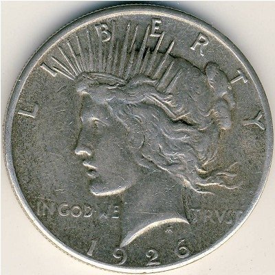 США 1 доллар 1926 год (S)