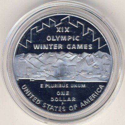 США 1 доллар 2002 год - XIX зимние Олимпийские Игры, Солт-Лейк-Сити 2002