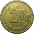 Мексика 20 сентаво 2002 год