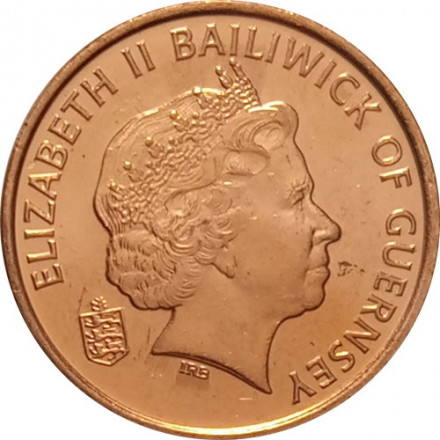 Гернси 1 пенни 1998 год - Краб