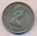 Гернси 25 пенсов 1977 год - 25 лет правления Королевы Елизаветы II (медь-никель)