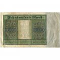 Веймарская Республика 10000 марок 1922 год - (большой формат) F-VF