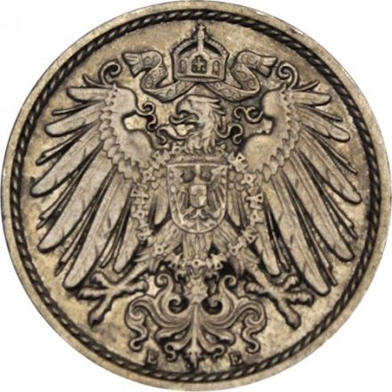 Германия 5 пфеннигов 1911 год (E)