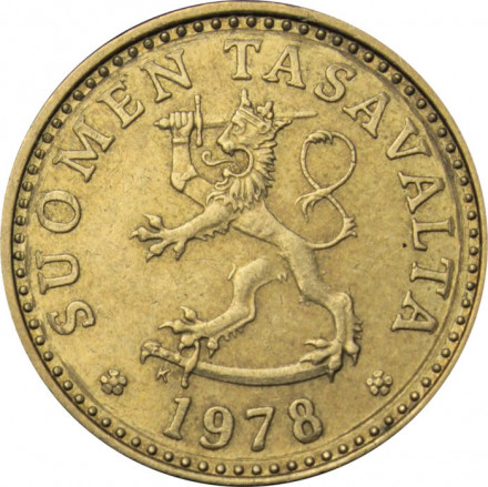 Финляндия 10 пенни 1978 год
