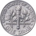 США 1 дайм (10 центов) 1996 год - Франклин Рузвельт (P)