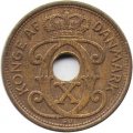 Дания 1 эре 1935 год - Король Кристиан X