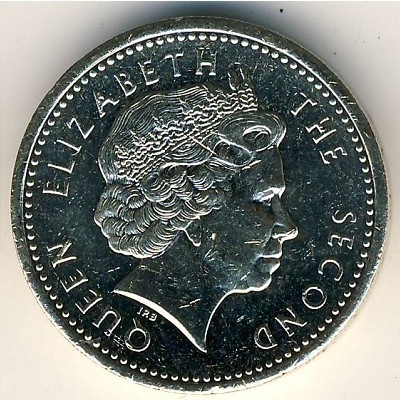 Фолклендские острова 1 фунт 2004 год - Герб