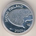 Финляндия 100 марок 2001 год - Айно Акте