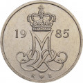 Дания 10 эре 1985 год - Королева Маргрете II