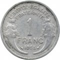 Франция 1 франк 1958 год (Без отметки монетного двора)