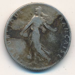 Франция 50 сантимов 1908 год