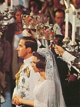 Дания 5 крон 1964 год - Свадьба Принцессы Анны Марии