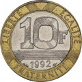 Франция 10 франков 1992 год - Гений Свободы