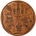 Настольная медаль Объединение Ижорский завод (в футляре)