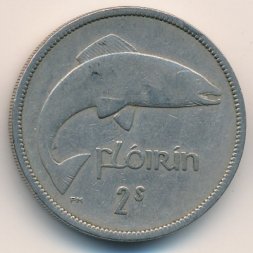 Ирландия 1 флорин (2 шиллинга) 1955 год