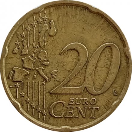 Германия 20 евроцентов 2005 год (J)