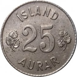 Исландия 25 эйре 1951 год