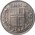 Исландия 25 эйре 1951 год