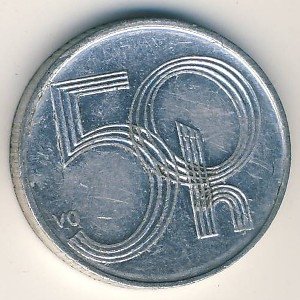 Чехия 50 гелеров 2006 год