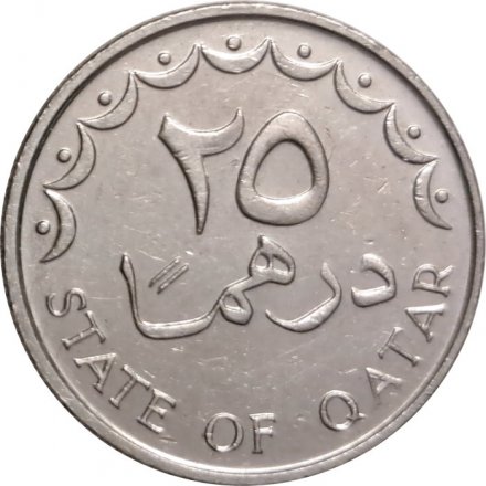 Катар 25 дирхамов 1987 год