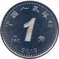 Китай 1 цзяо 2019 год