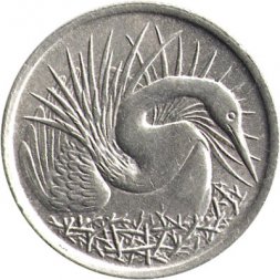 Сингапур 5 центов 1967 год