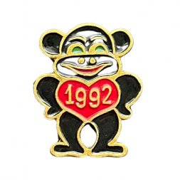 Значок Год обезьяны 1992