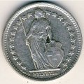 Швейцария 1/2 франка 1942 год