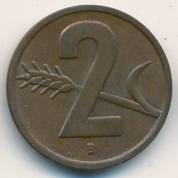 Швейцария 2 раппена 1952 год