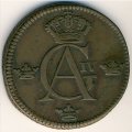 Швеция 1/2 скиллинга 1803 год