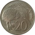 Новая Зеландия 20 центов 1983 год