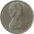 Новая Зеландия 20 центов 1983 год