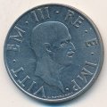Италия 2 лиры 1940 год - Король Виктор Эммануил III (не магнетик)