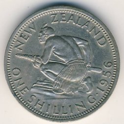 Новая Зеландия 1 шиллинг 1956 год