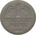 ФРГ 1 марка 1964 год (G)