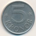 Швеция 5 крон 1978 год - Король Карл XVI Густав