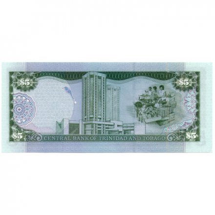 Тринидад и Тобаго 5 долларов 2002 год - UNC