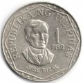 Филиппины 1 песо 1976 год (без отметки МД)
