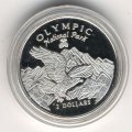 Острова Кука 2 доллара 1996 год - Национальный парк Олимпик